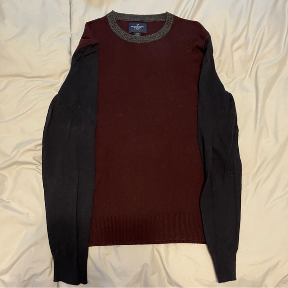 American Eagle Mens Brownish Red Long Sleeve Shirt - Picture 4 of 4